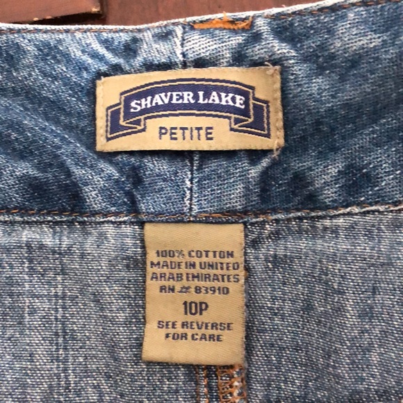 Women’s size 10 Petite shaver Lake jean skirt - Picture 4 of 11